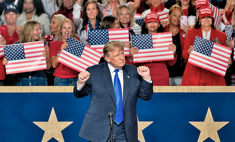 Oferta billonaria: Trump promete 5.000 dólares a cada adulto si los republicanos retienen el control del Congreso