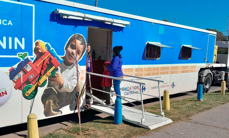 La Unidad Pediátrica Móvil de Conin llegará a Cabin 9 para atender a niños y relevar a la comunidad
