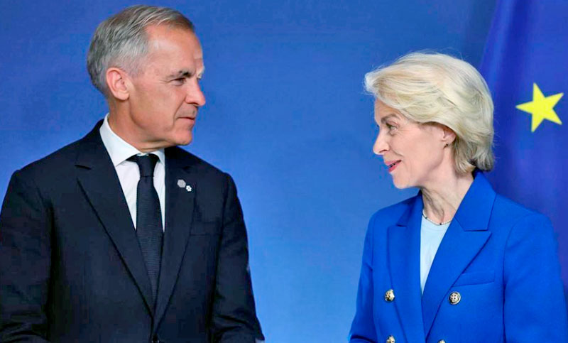 Inédito: Von der Leyen le propone que Canadá sea el primer “miembro asociado” de la Unión Europea