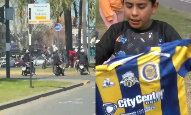 La solidaridad del pueblo canalla y de Ángel Di María para la familia que vendía camisetas de Central y sufrió un robo
