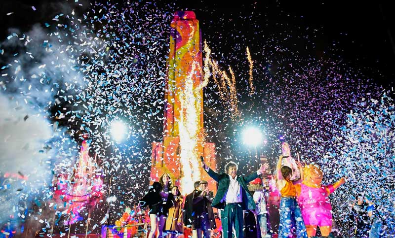Unas 250 mil personas disfrutaron de la fiesta inaugural de los Juegos Suramericanos en el Monumento