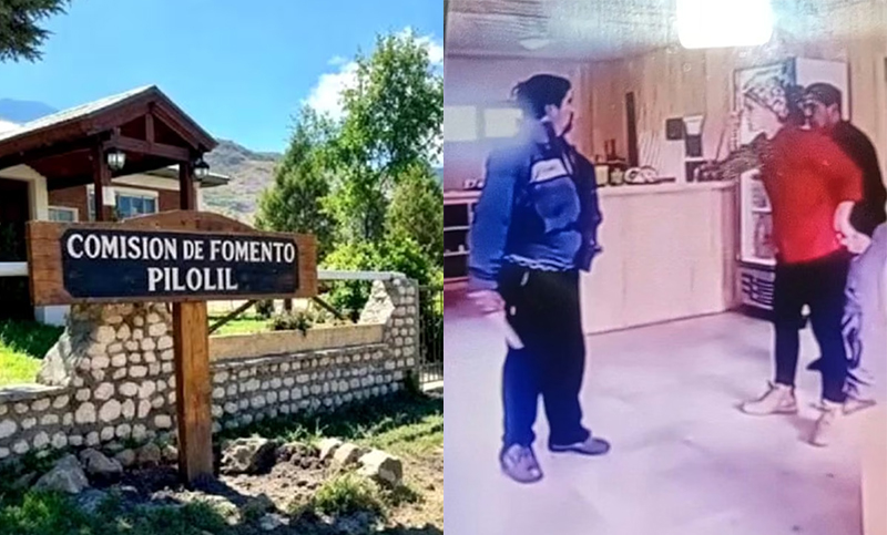Quedó todo grabado: un ex jefe comunal intentó acuchillar al actual mandatario de Pilo Lil