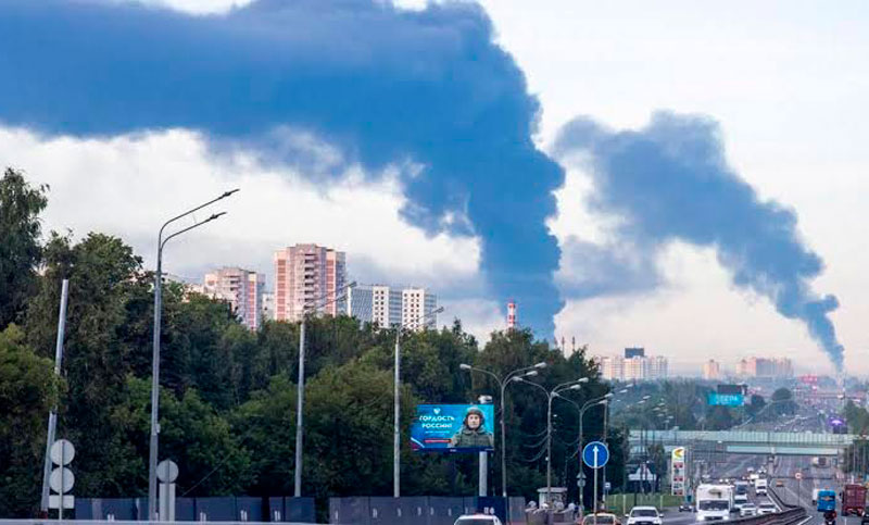 Ucrania atacó con más de 1.600 drones a Rusia durante el fin de semana