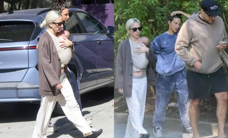 Primeras imágenes de Lady Gaga luego de ser mamá por primera vez