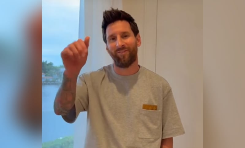 Lionel Messi saludó a todos los deportistas de los Juegos Suramericanos