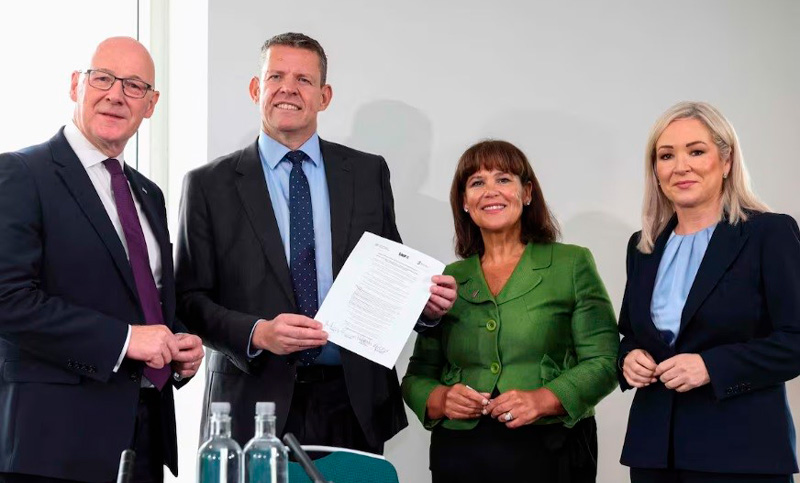 Los líderes de Escocia, Gales e Irlanda del Norte reafirmaron su “derecho a la autodeterminación”