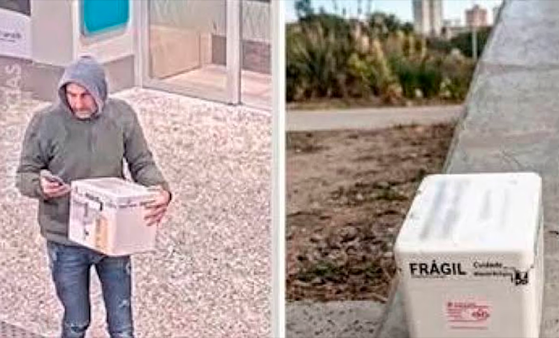 Dejó un riñón en una conservadora en Aeroparque y quedó detenido