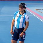 La rosarina Sagasti ganó la medalla de bronce en patinaje de velocidad