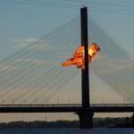 Rusia ataca nuevamente con un dron el Puente Norte de Kiev, acceso clave a la ciudad