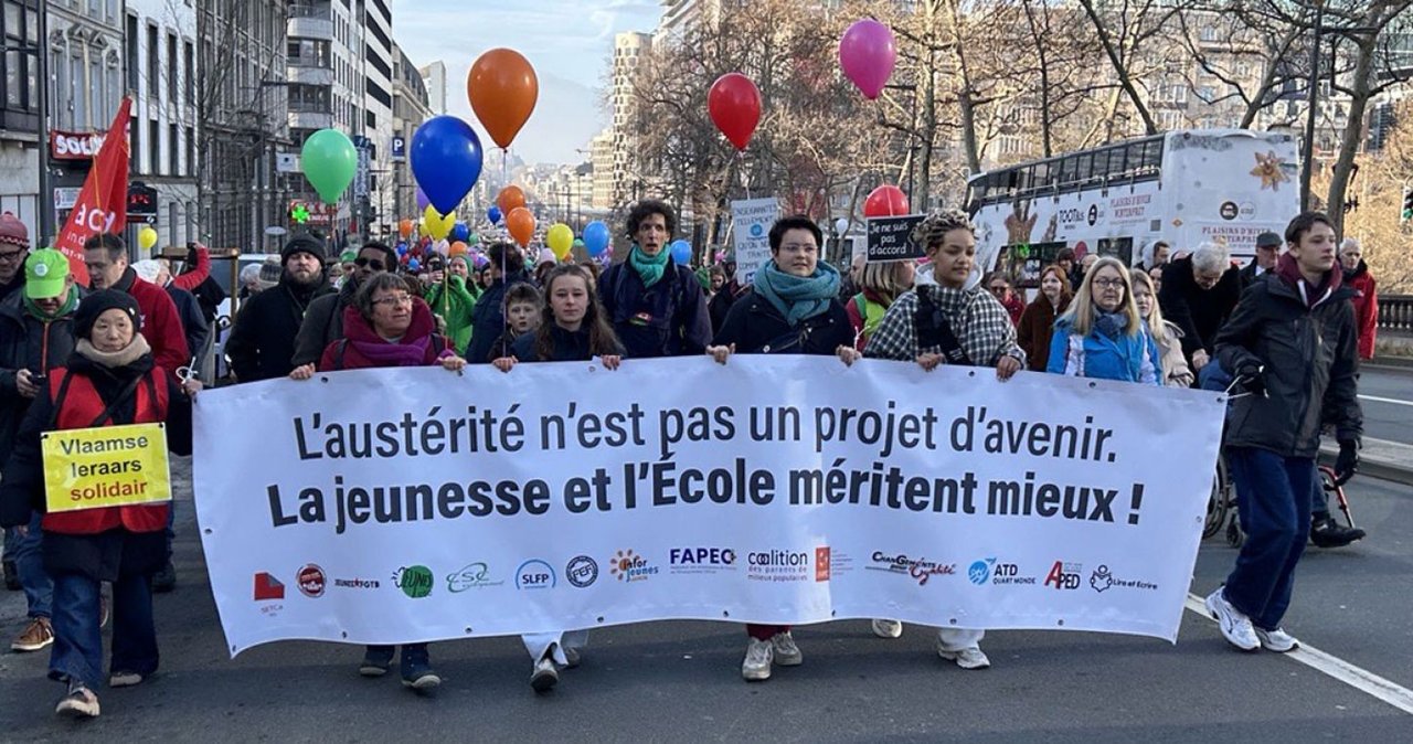 Bélgica: los estudiantes replican las protestas francesas, y ya son 200 detenidos en Valonia y Bruselas