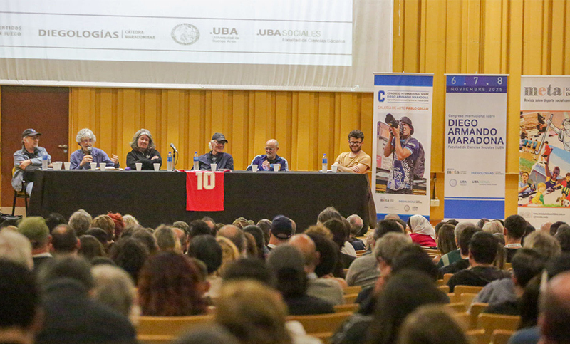 Realizan el II Congreso Internacional sobre Diego Maradona en la Universidad de La Plata