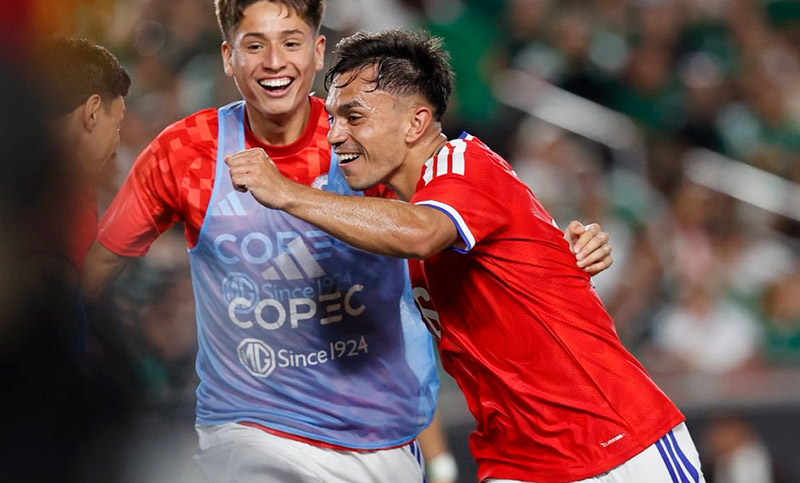 Vicente Pizarro anotó para la selección de Chile en el amistoso ante México