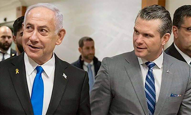 Visita sorpresa del jefe del Pentágono a Israel: Hegseth habló con Netanyahu a días de las elecciones