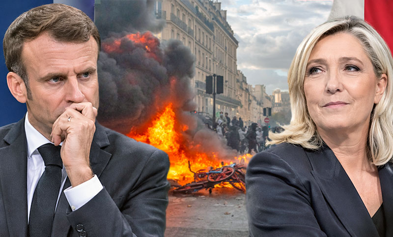 Se avecinan más protestas en Francia: ¿Macron se debilita y Le Pen capitaliza el desgaste?