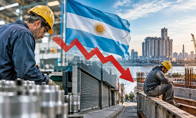 La economía entra en zona roja: Guida marca recesión, dólar tenso y un modelo con una estabilidad frágil