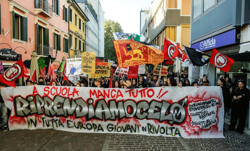 Protestas en Italia por recortes en educación, aumento del costo de vida y bajos salarios: el principal gremio del país convocó a una huelga general