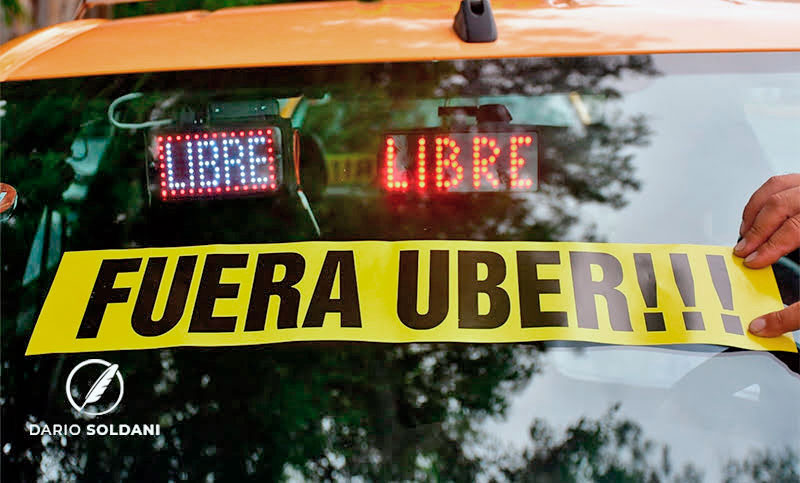 El Sindicato de Peones de Taxis lleva al Concejo sus reclamos por la regulación Uber y DiDi