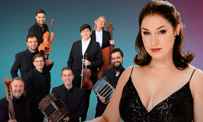 Verónica Marchetti presenta el disco «A Eladia» junto a la Orquesta municipal de tango de Rafaela