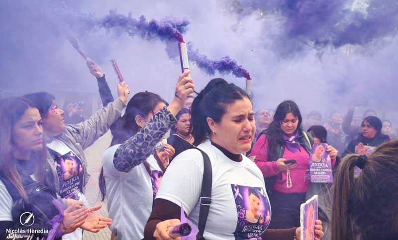 Reclaman justicia por el femicidio de Bárbara Aragón: “Si no era por el conductor de Uber, no la encontrábamos”