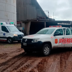 Puerto San Martín: rescataron a un obrero que cayó dentro del pozo de noria