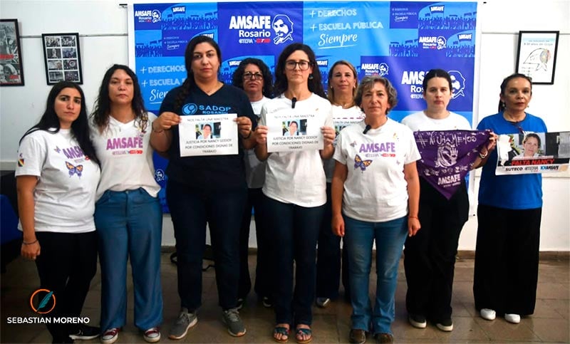 Docentes se movilizan por el femicidio de Nancy Godoy: «Nos conmueve porque podría pasarnos a cualquiera de nosotras»