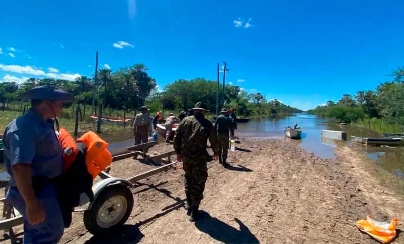 Más de 2.000 personas padecen las inundaciones en Chaco: hay varias provincias con evacuados y emergencia hidríca