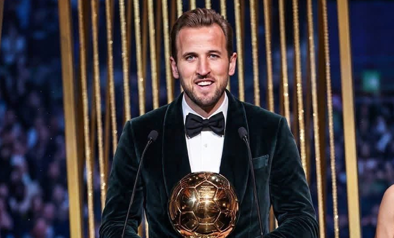 El inglés Harry Kane se quedó con el Balón de Oro