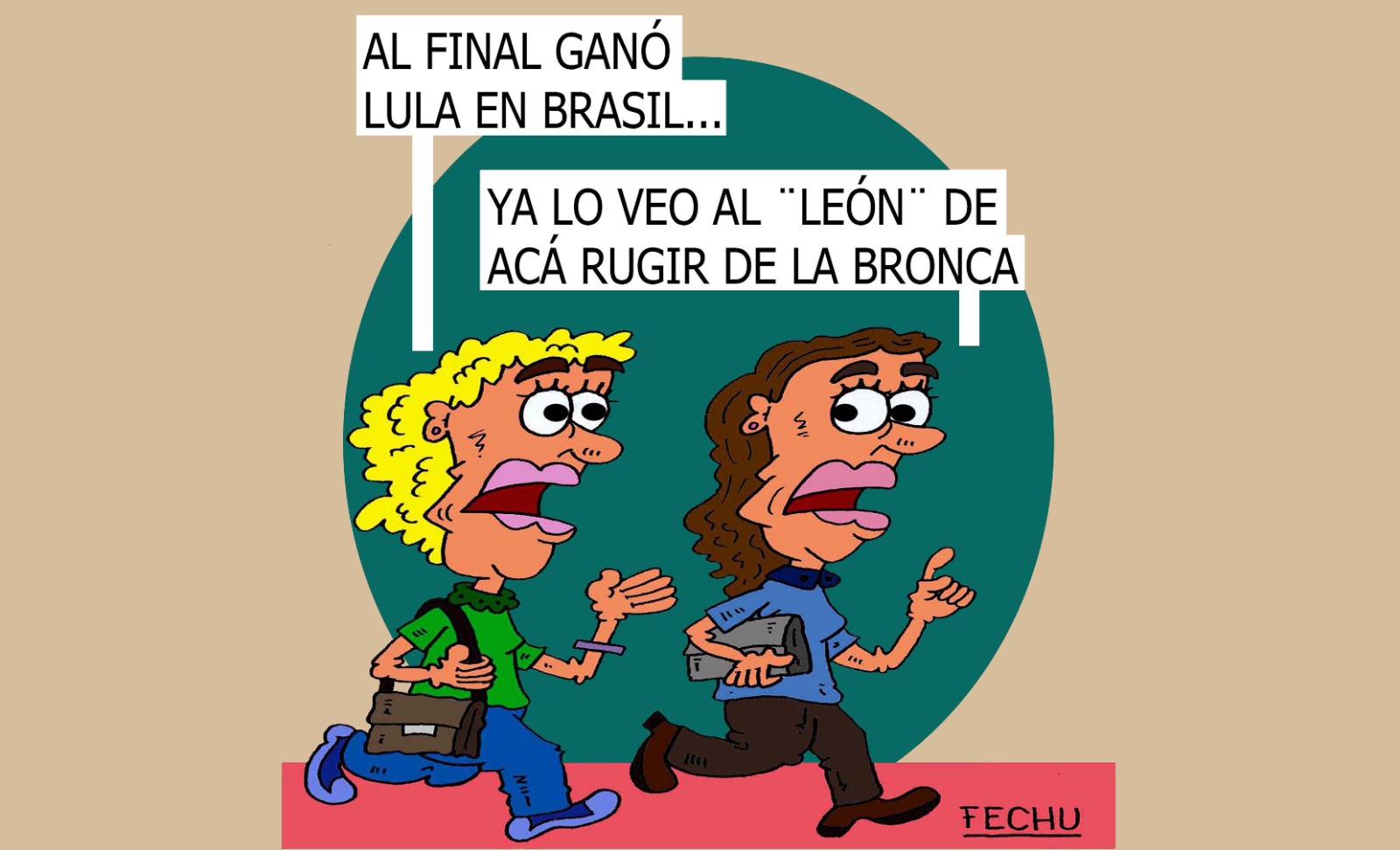 Un león que quedó mudo