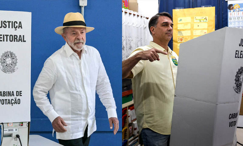 Las encuestas muestran un empate técnico entre Bolsonaro y Lula en Brasil