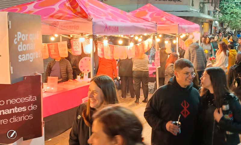 Rosario vibró con una nueva Noche de Peatonales