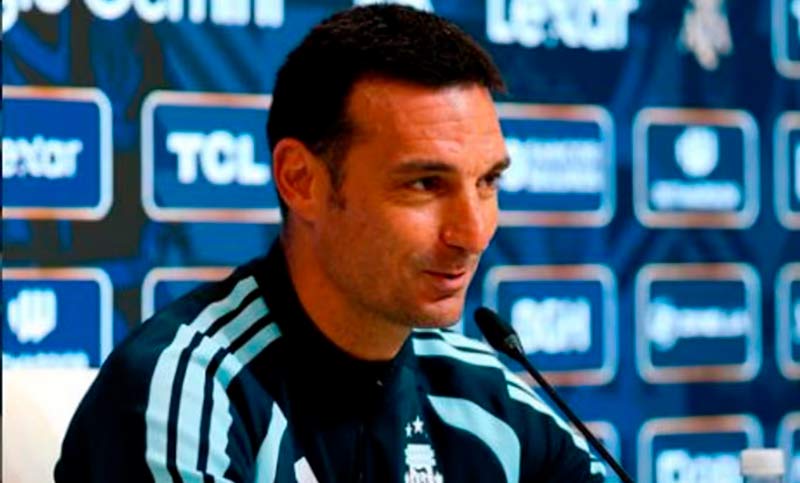 Scaloni, el entrenador afortunado: “Nunca pensé que iba a ser DT del mejor jugador de la historia”
